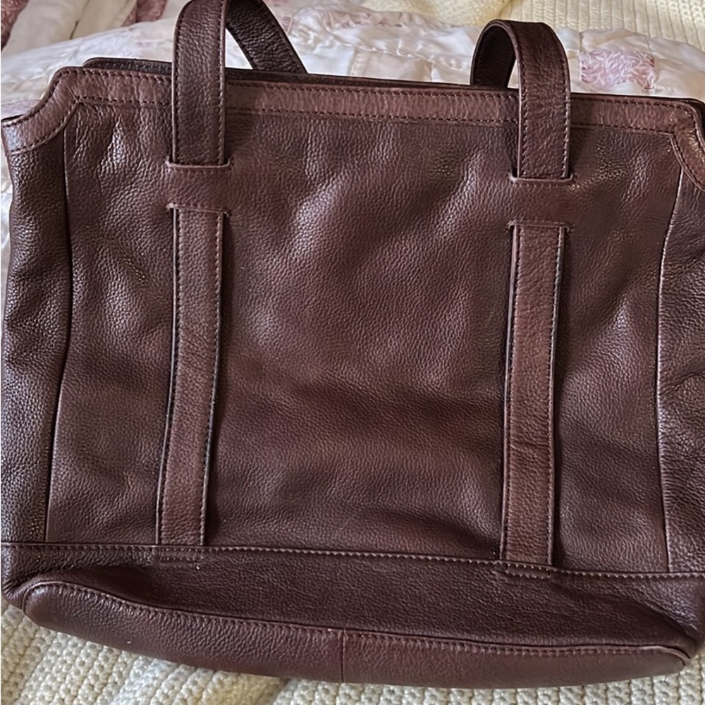 Fat Face Leather tote